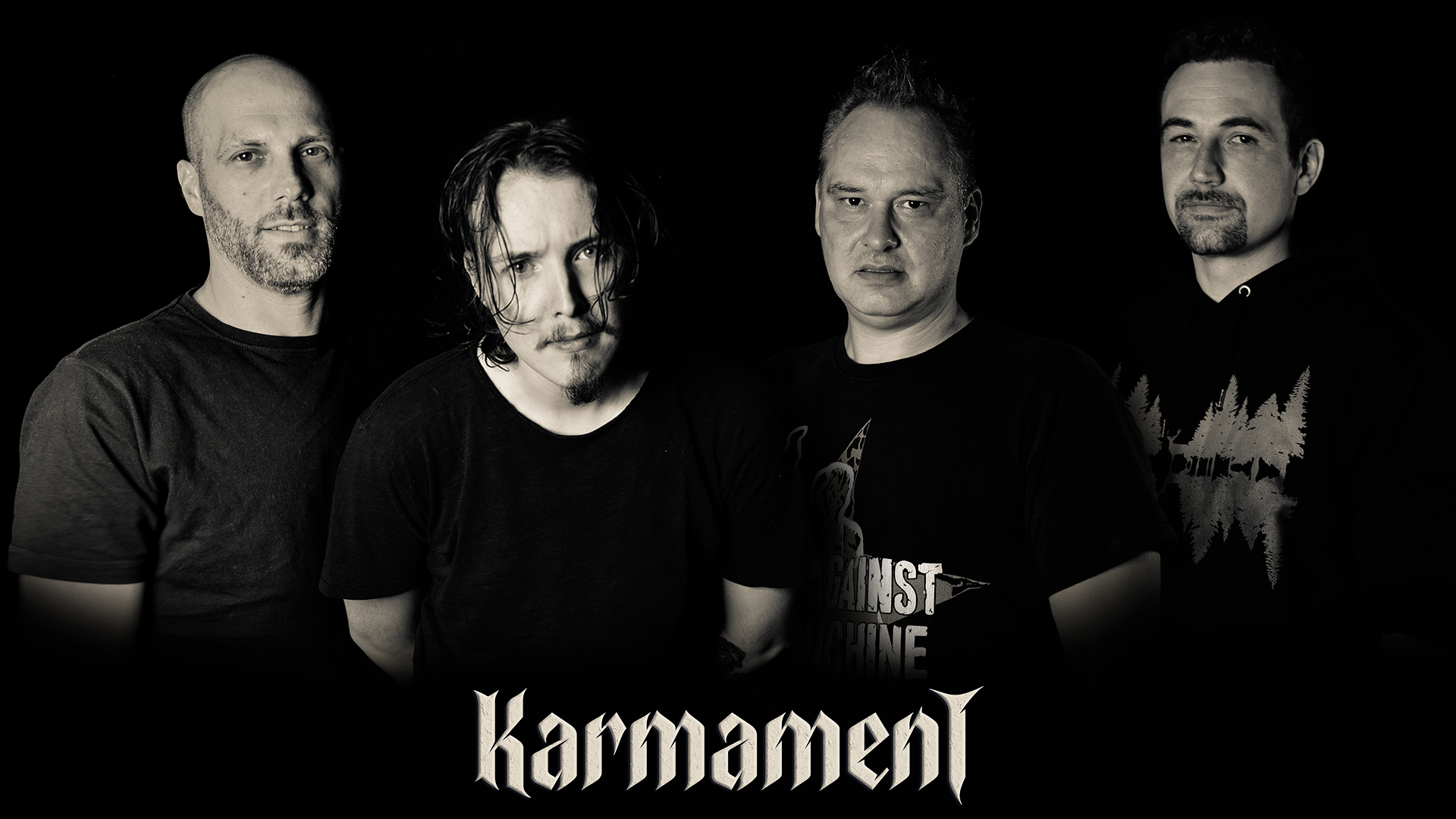 Von links nach rechts: Edi Materna - Drums | Ken Burgess - Vocals | Marcus Röger - Guitars | Jan Z. - Bass